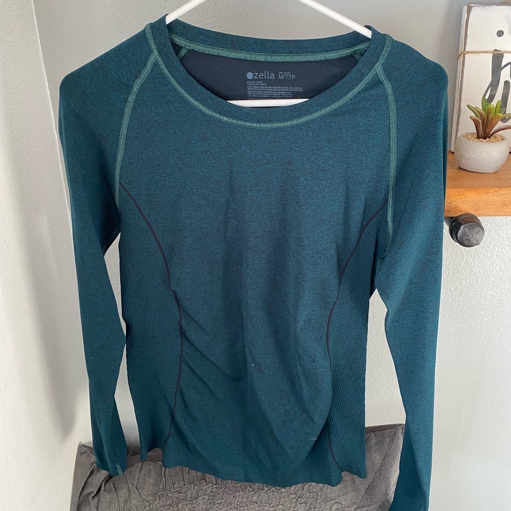 Teal blue workout shirt!